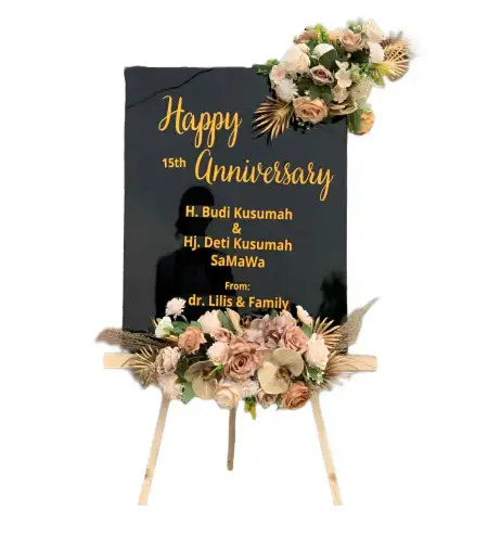 Papan Bunga Akrilik Karangkerta